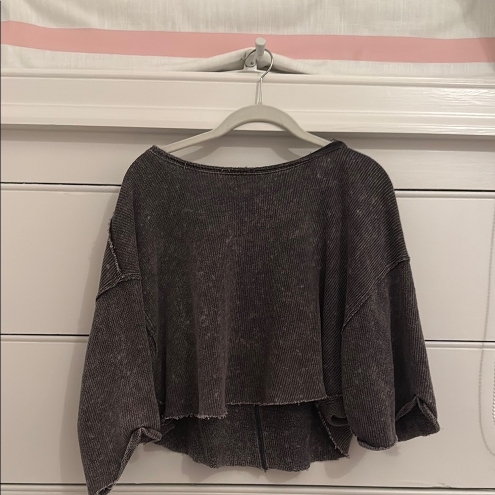 Gray Oversized Sweater